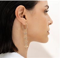 Einzelner Ohrring Rue des Mille Dame in Silber OR-031 M3 M AU - OR-031 M3 M AU